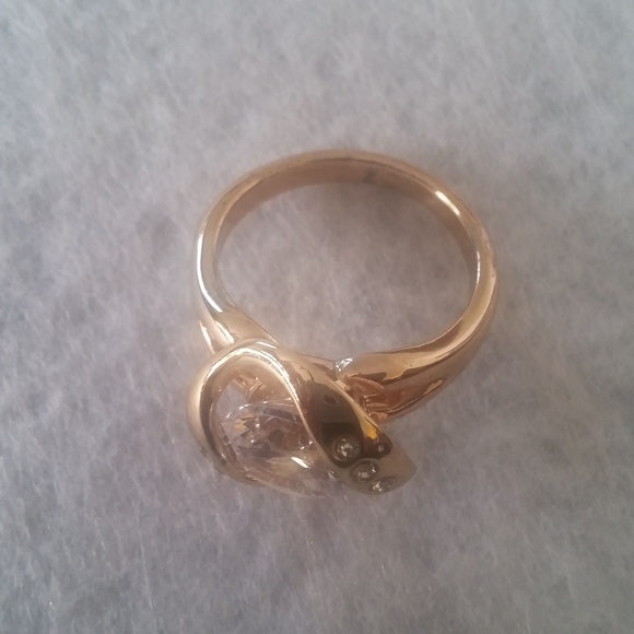 Gold NRT Cubic Zirconium Fashion Ring - Picture 2 of 5